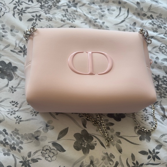 Pink Dior Chain Shoulder Bag - Picture 1 of 8